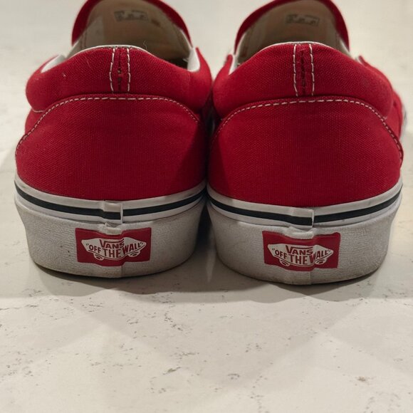 Vans Red Flamed Checkerboard - Men's 11 - Slip Ons - Picture 3 of 3